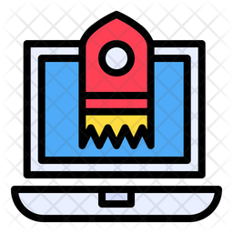 Liberar Lancar Foguete Ícone