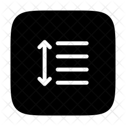 Line Spacing Space Spacing アイコン