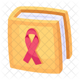 Conscientizacao Sobre O Cancer Livro De Conscientizacao Fita De Conscientizacao Ícone