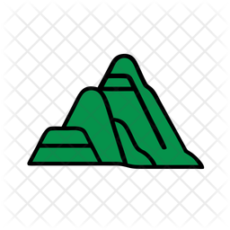 Machu Picchu Peru Landmark Icon