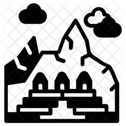 Machu Picchu Ruins Ancient Civilization Icon