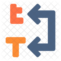 Maiusculas Para Minusculas Ícone