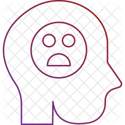 Mental Depressed Anxiety Sadness Icon