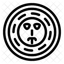 Mexican Religion Sign Cultural Sign Mexican Ensign Icon