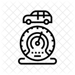 Mileage Speedometer  Icon