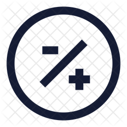 Minus Plus Circle Icon