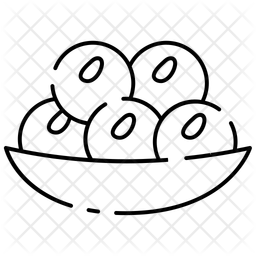 Mithai Sweets Dessert Icon