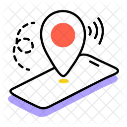 Mobile Tracking Phone Tracking Location Tracking Icon