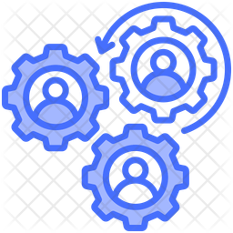 Modelo Gestao Trabalho Em Equipe Ícone