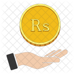 Moeda Do Sri Lanka Sri Lanka Moeda Ícone