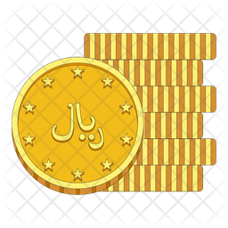 Moneda Irani Moneda Iran Moneda Icono