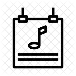 Musical Notes Paper 아이콘