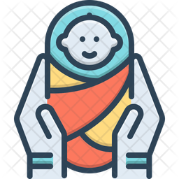 Accouchement Enfant Naissance Icône