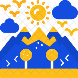 Nature Hike Hiking Adventure Outdoor Exploration Icon