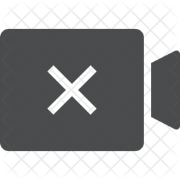 Desligar A Camera De Video Camera De Video Nao Permitida Uso De Camera De Video Proibido Ícone