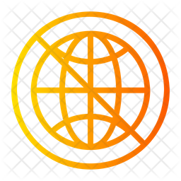 No Internet Slash Block Icon