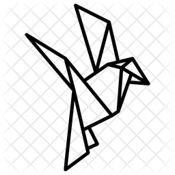 Origami Japanische Tradition Papier Symbol