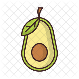 Aguacate Fruta Comida Icono