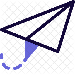 Paperplane Fly Paperplane Sent Icône