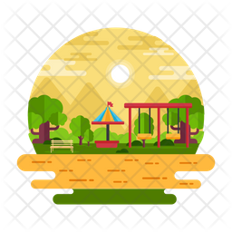 Park Landscape  Icon
