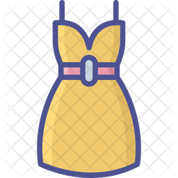 Cloth Dress Design Ladies Dress Icon