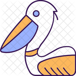 Pelican Pelecanus Creature Icon