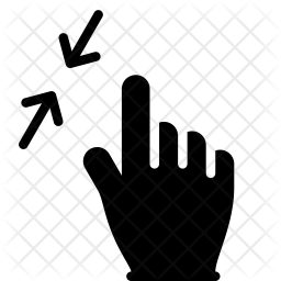 Pellizcar Dedo Gesto Icono