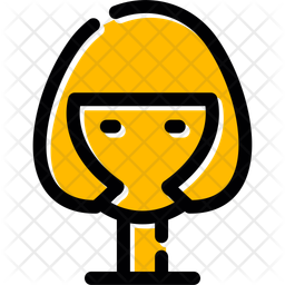 Perucke Kostum Verkleidung Symbol