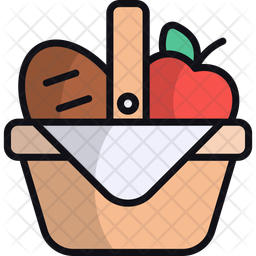Picnic Basket Camping Outdoor Icon