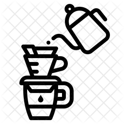 Pourover Coffee Hario Icon