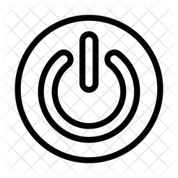 Power Shutdown Logout Icon