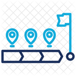 Project Milestones Timeline Checkpoints Icon