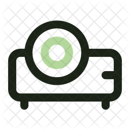 Projector Vidoe Screen Icon
