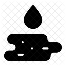 Puddle Drop Water Icon