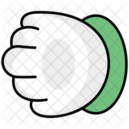 Simbolo De Poder Puno Cerrado Gesto Con La Mano Icono