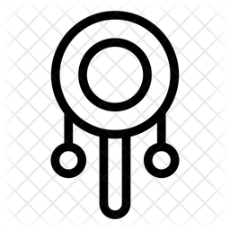 Musical Instrument Rattle Drum Pellet Drum Icon