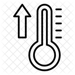 Rising Temperature Icon