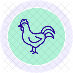 Rooster Bird Farm Icon