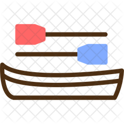 Rowboat Small Rowing Boat Oar Powered Craft アイコン