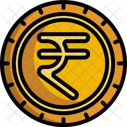 Rupie Geld Indisch Symbol