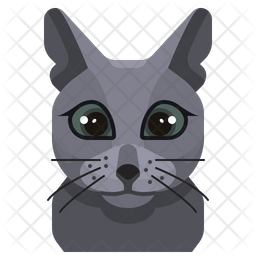 Russian Blue Icon