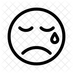 Sad Face Sad Emoji Unhappy Icon