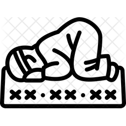 Salat Muslim Praying Icon