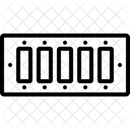 Schaltkasten Schalter Kasten Symbol