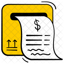 Shipping Invoice Bill Icon
