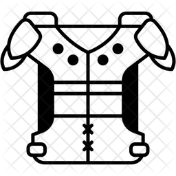 Shoulder Pads Protection Accessory Icon