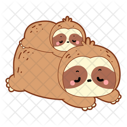 Sloth Animal Summer Icon