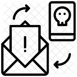 Spam Email Junk Mail Virus Message Icon