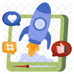 Startup Launch Initiation Icon