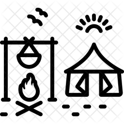 Supervivencia Fuego Llama Icono